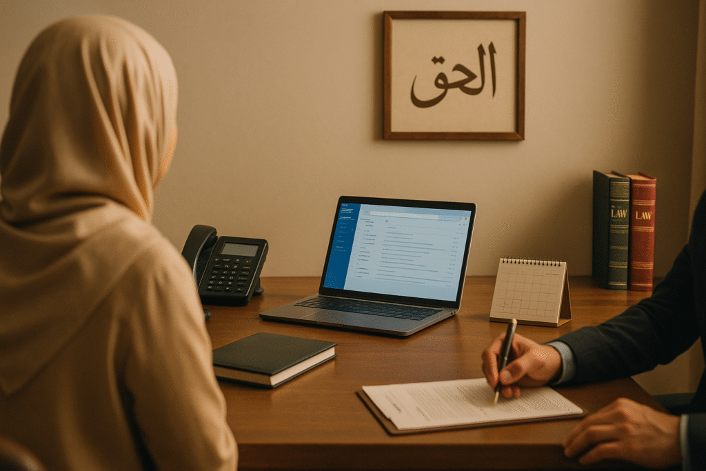 دعوة للتواصل مع مكتب الدكتور عمر حابس النوافلة لطلب استشارات شرعية وقانونية.