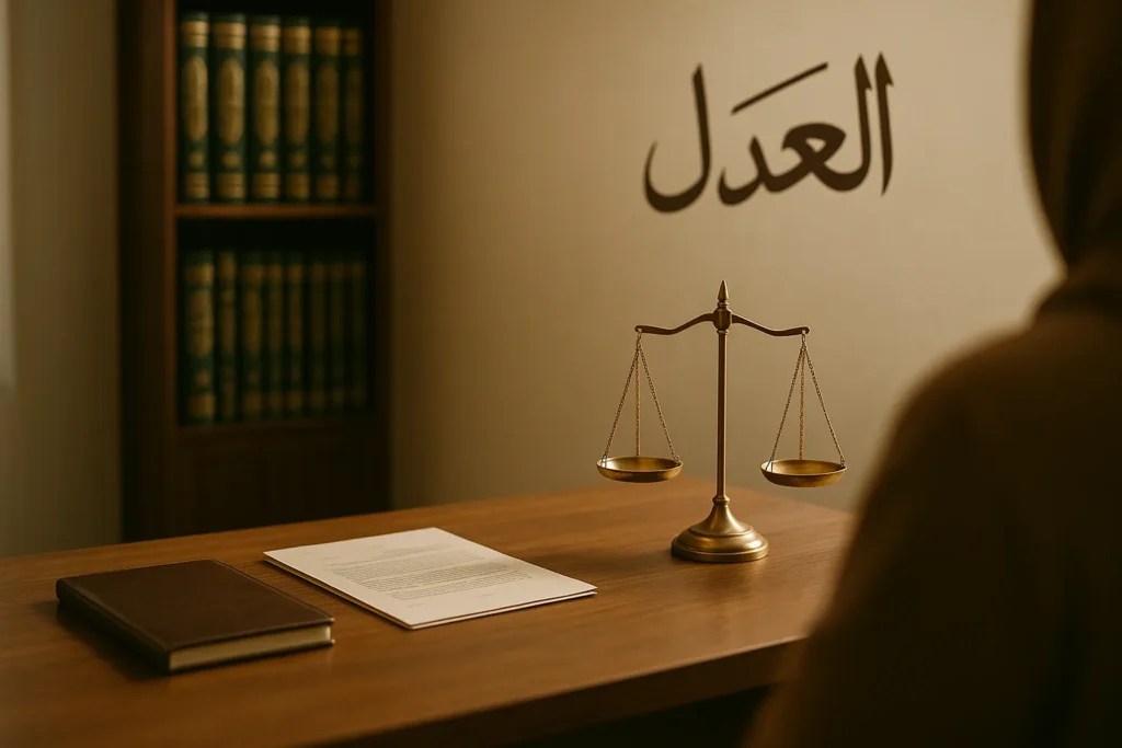 خدمة قانونية وشرعية تتميز بالسرية، المسؤولية، والالتزام بالعدالة.